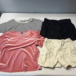 Lot of 4 Old Navy Art Class Girls Clothes Bundle Top Shorts Set Size L 10/12 XL‎